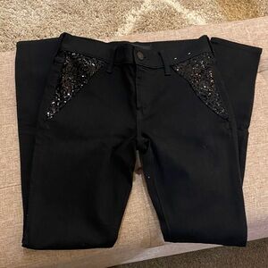 Express Black Denim Jeans